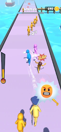 Gameplay screenshot 2 from Slap and Run - Arcade game